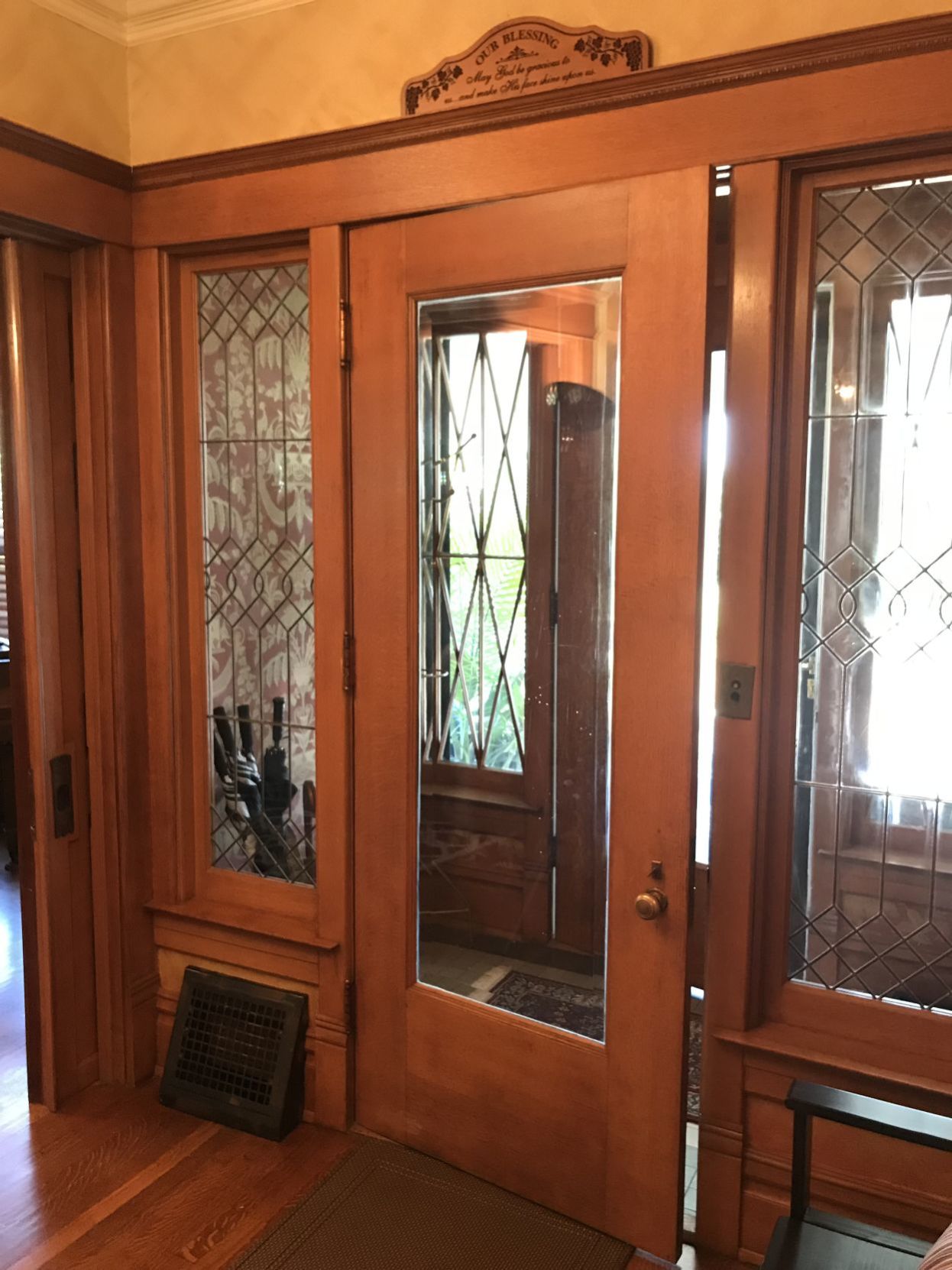 The front door